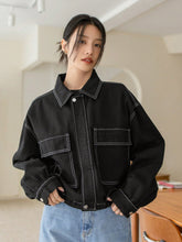 STITCHING DESIGN CASUAL JACKET