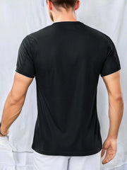 MEN'S FITNESS SPORTS CASUAL SLIM FIT GYM T-SHIRT