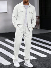 MEN'S FLEECE CASUAL 2PCS SET