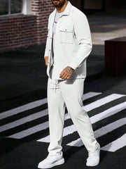 MEN'S FLEECE CASUAL 2PCS SET