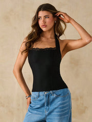 CONTRAST LACE SLIM FIT CAMISOLE