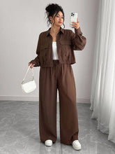 WOMEN'S CASUAL LONG SLEEVE SHIRT & PANTS