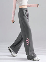 CASUAL STRIPED SIDE PANEL PANTS