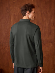 MEN'S LONG SLEEVE POLO SHIRT