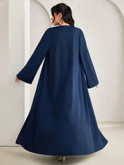 WOMEN MODEST ROBE AND DRESS TWO PIECE SET