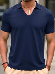 MEN'S CASUAL V-NECK SHORT SLEEVE T-SHIRT