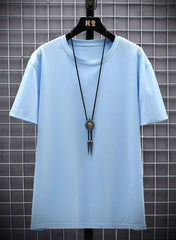 MEN'S SOLID COLOR SHORT SLEEVE T-SHIRT