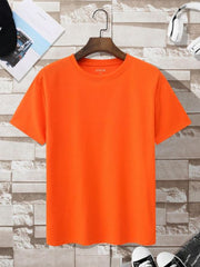 MEN ROUND NECK TEE ORANGE