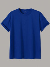 MEN ROUND NECK TEE ROYAL BLUE