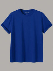 MEN ROUND NECK TEE ROYAL BLUE