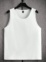 WHITE 3PCS MEN'S VEST TOP