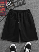 LOOSE FIT MEN'S DRAWSTRING WAIST SHORTS