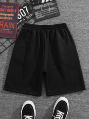 LOOSE FIT MEN'S DRAWSTRING WAIST SHORTS
