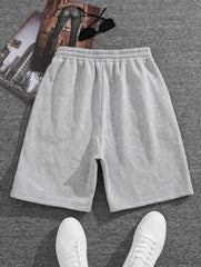 LOOSE FIT MEN'S DRAWSTRING WAIST SHORTS