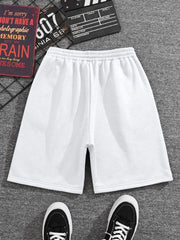 LOOSE FIT MEN'S DRAWSTRING WAIST SHORTS