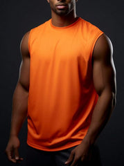 MEN'S ROUND NECK SLEEVELESS VEST