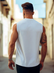MEN'S ROUND NECK SLEEVELESS VEST