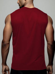MEN'S ROUND NECK SLEEVELESS VEST