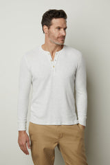 MEN'S WHITE BASIC HANLEY RIBBED TEE