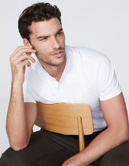 MEN’S WHITE INTERLOCK POLO SHIRT
