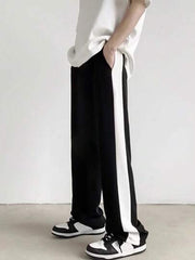 MEN'S COLOR BLOCK STRAIGHT LEG PANTS
