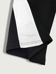 MEN'S COLOR BLOCK STRAIGHT LEG PANTS