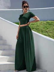 WOMEN SUMMER TWO PIECE OUTFIT