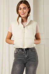 CROPPED PUFFER VEST