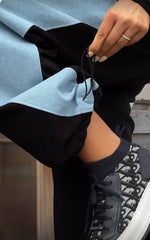 WOMEN'S SOLID COLOR ZIP-UP HOODED TOP AND TROUSER SET