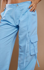 LIGHTWEIGHT SHELL LOW RISE CARGO'S-SKY BLUE