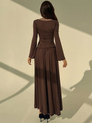 OVERSIZED A-LINE SKIRT WITH TOP