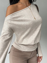 RUCHED WAIST CASUAL TOP