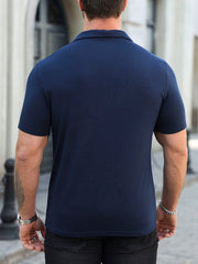 MEN'S CASUAL V-NECK SHORT SLEEVE T-SHIRT