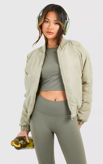 CROPPED BOMBER JACKET