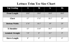 GIRLS 3 PACK LETTUCE TRIM TEE