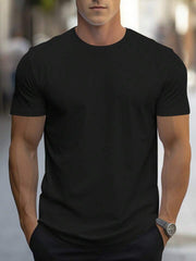 MEN SOLID DROP SHOULDER TEE