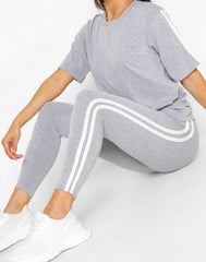 WOMEN SUMMER DOUBLE STRAPE TRACKSUIT