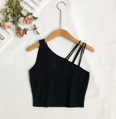 TRIPLE STRAPS CROP TOP