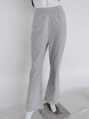 EZWEAR SOLID FLARE LEG SWEATPANTS