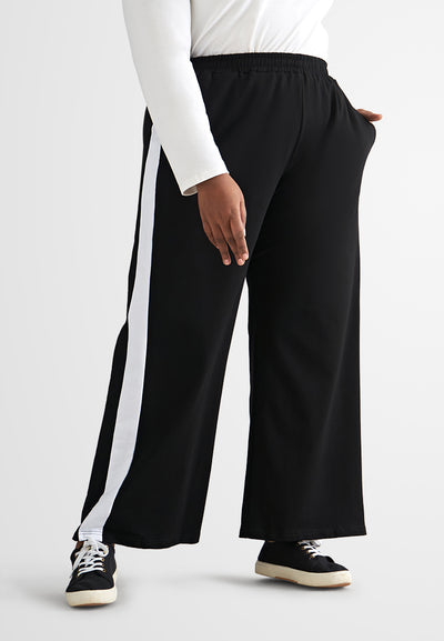 Wide Stripe Athleisure Pants – Rising