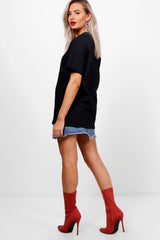 OVERSIZED TSHIRT-BLACK