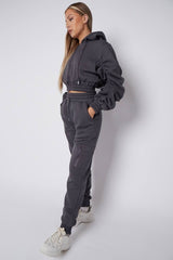 Cropped Boxy Hoodie & Cuffed Joggers